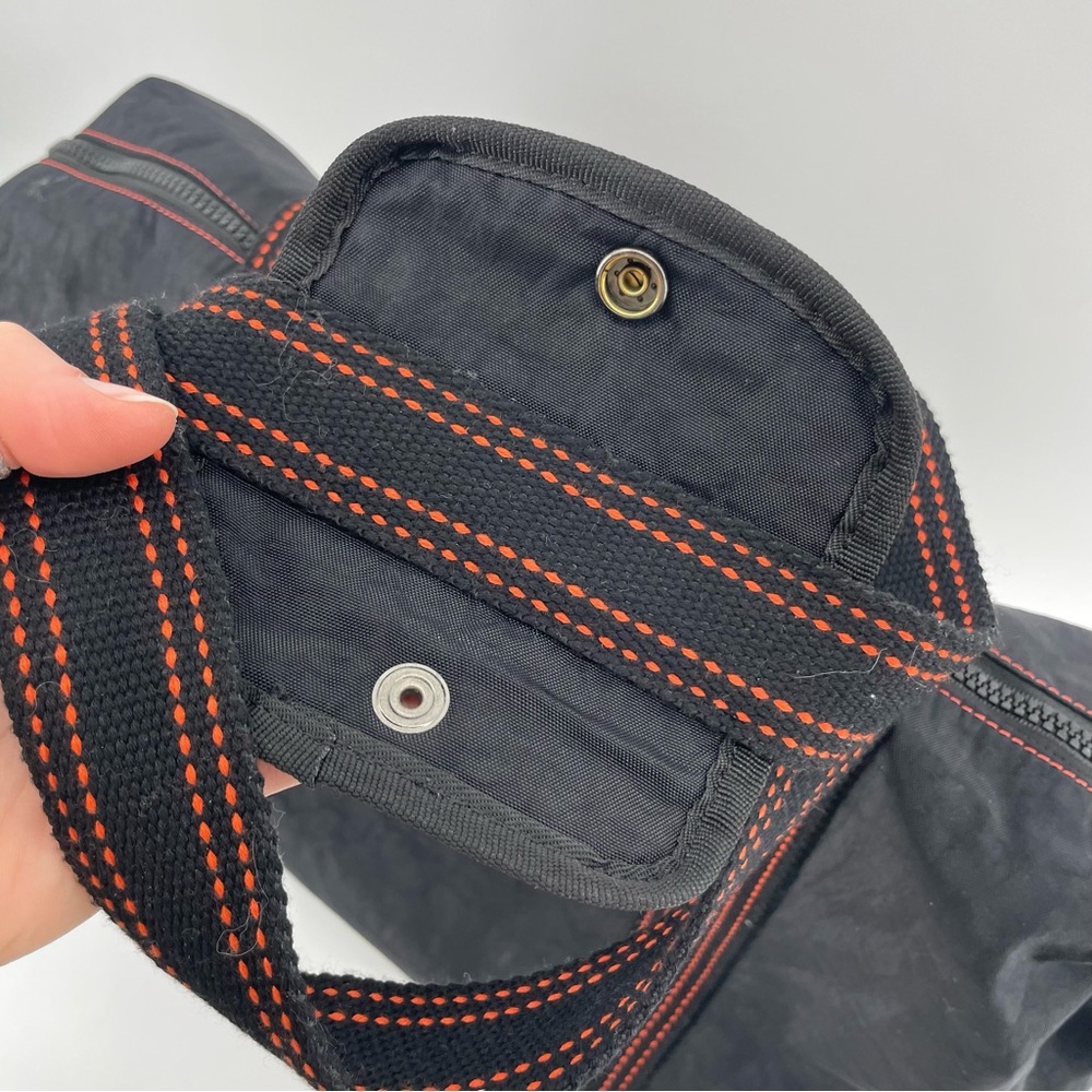 Harley-Davidson Black Nylon Travel Tote Duffle Bag Logo - Picture 8 of 10